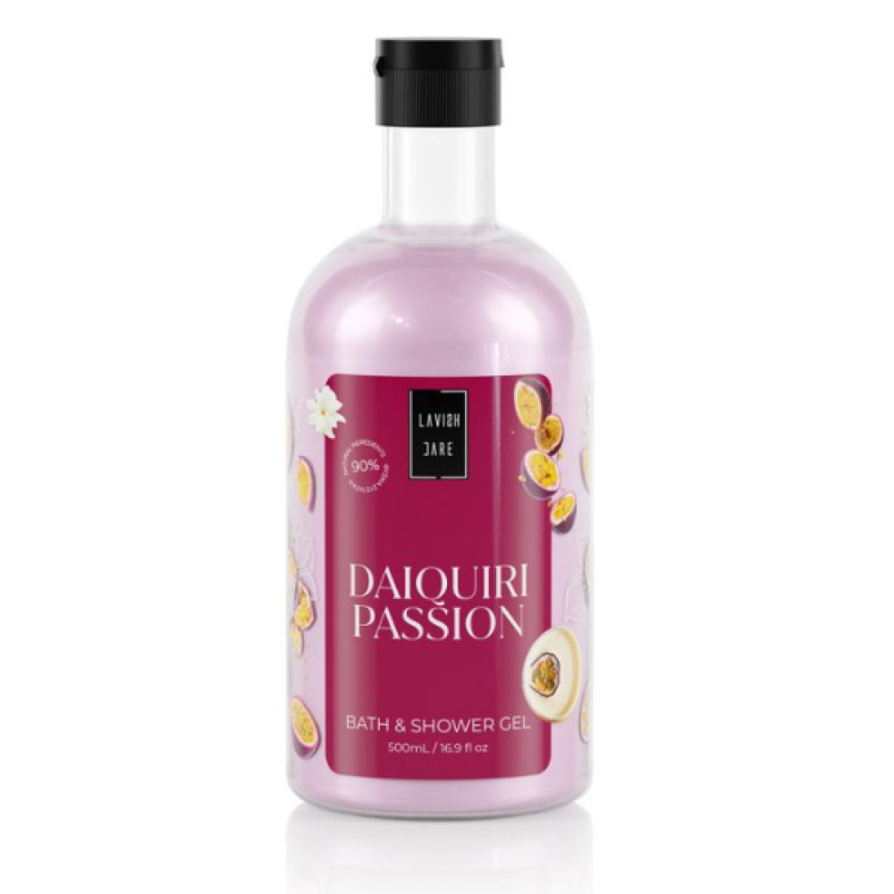 Lavish Care | Bath & Shower Gel Daiquiri Passion | Αφρόλουτρο Σώματος Με Άρωμα Φρούτα του Πάθους | 500ml