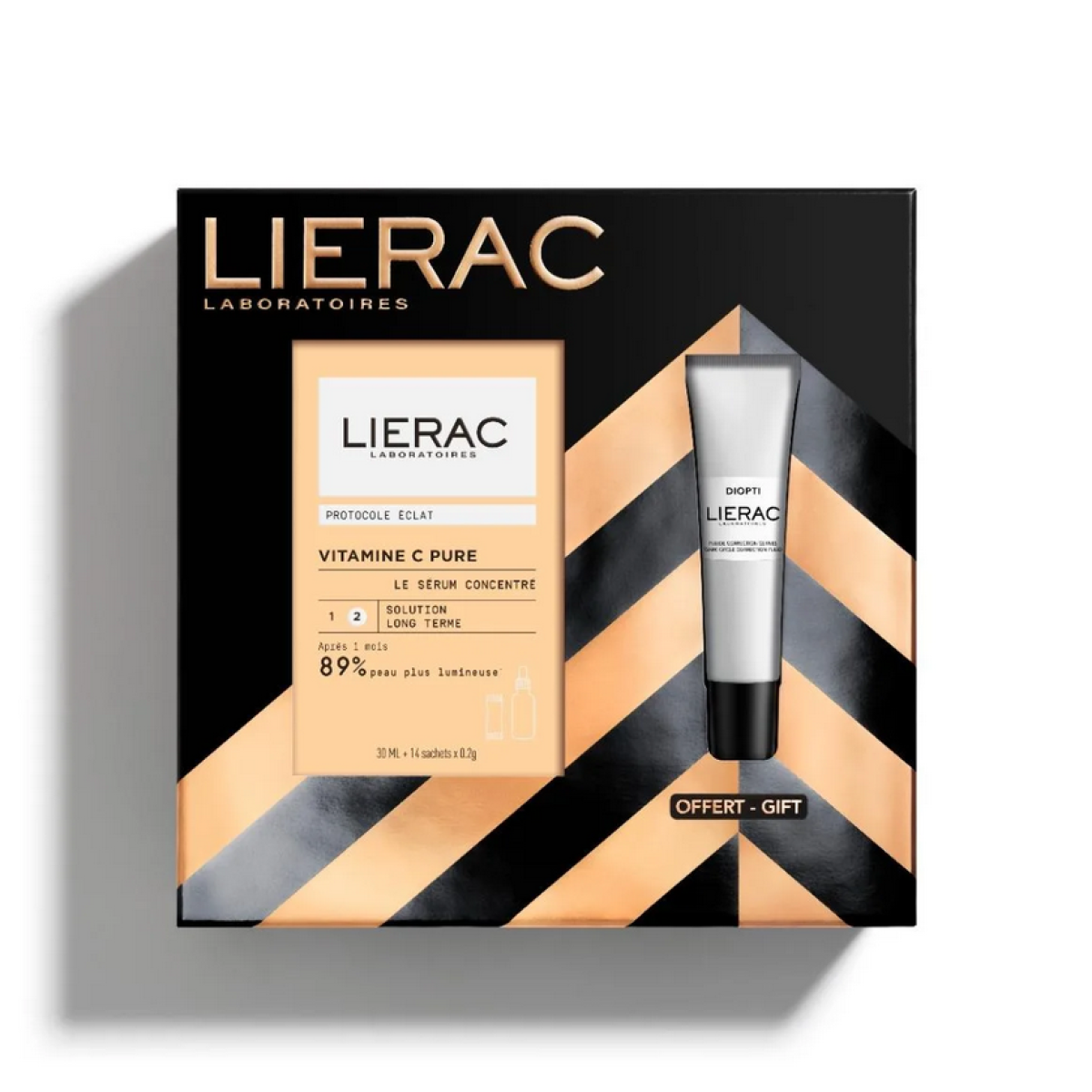 Lierac | Promo Vitamin C Pure The Radiance Concentrated Serum 30ml & ΔΩΡΟ Diopti Dark Circle Correction Fluid 15ml | 1σετ