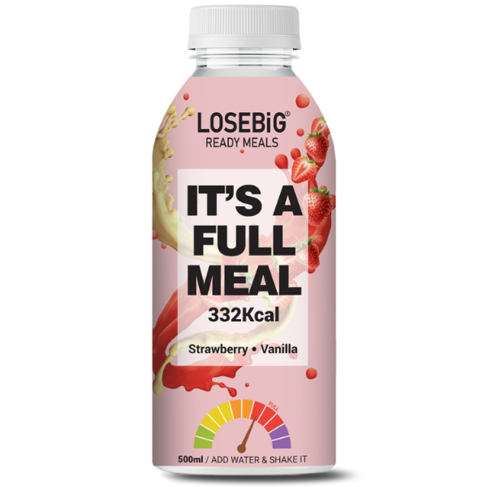 Losebig | It's a Fullmeal Strawberry-Vanilla | 500ml