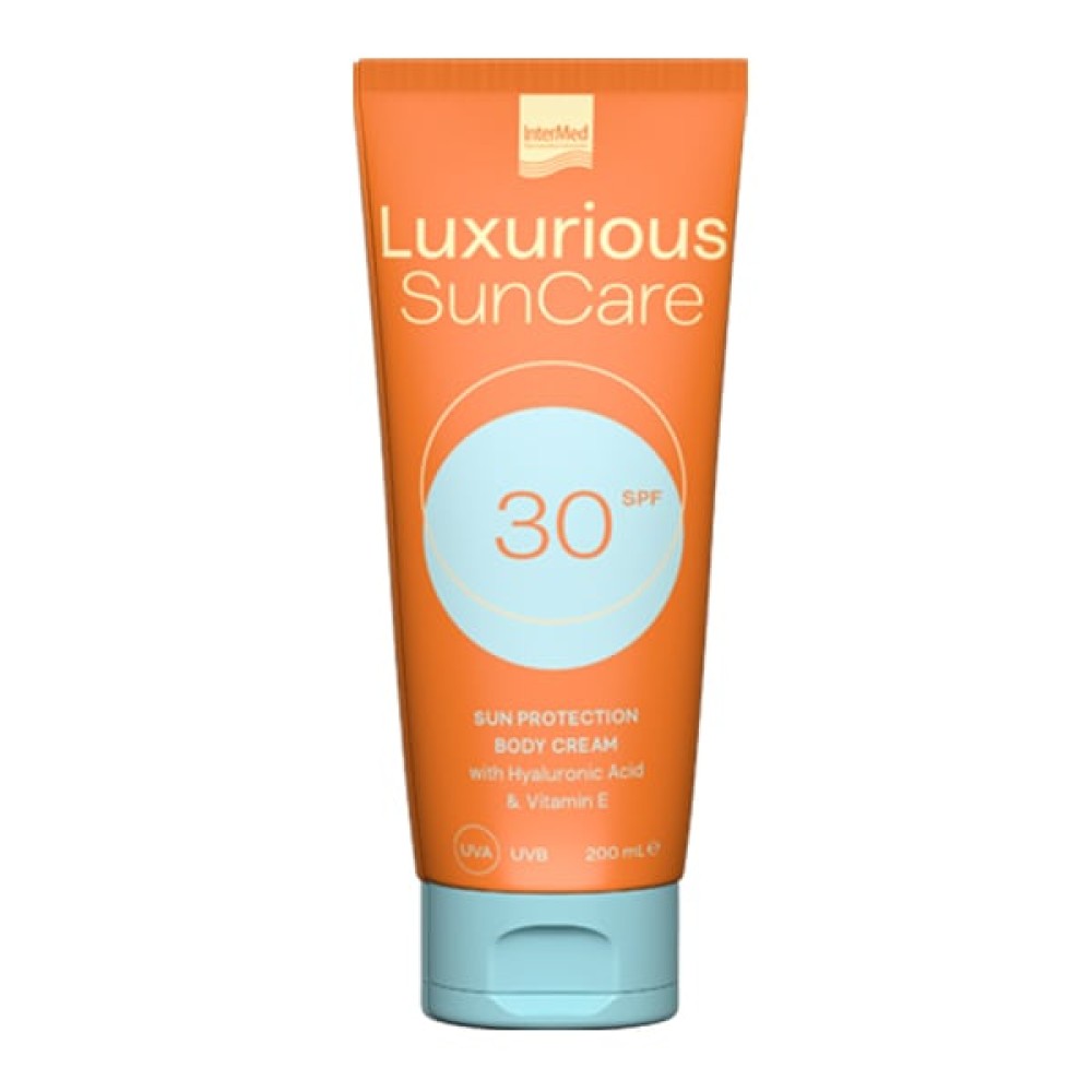 Intermed | Luxurious | Sun Care Sun Protection Body Cream SPF30 |  Αντηλιακή Κρέμα Σώματος | 200ml.
