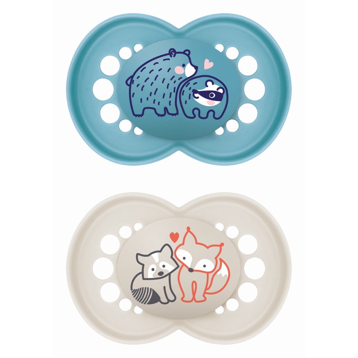 Mam | Πιπίλα Original Σιλικόνης 16+ μηνών - Boy - Μπλε | 2τμχ