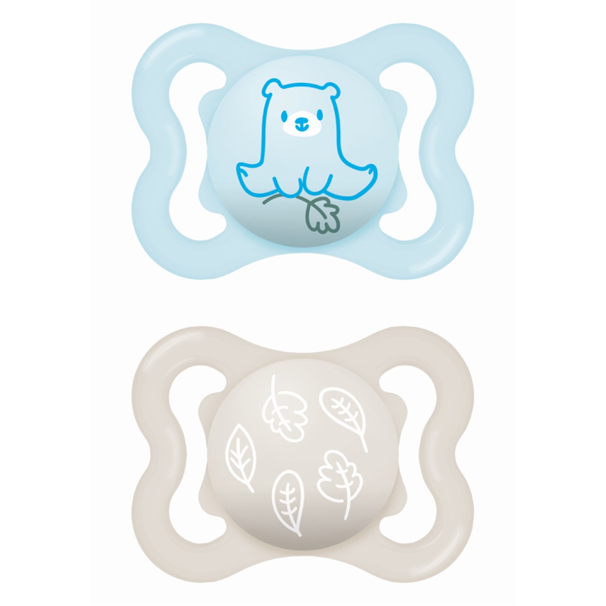 Mam | Πιπίλα Supreme Σιλικόνης 2-6 μηνών - Boy – Γαλάζιο | 2τμχ