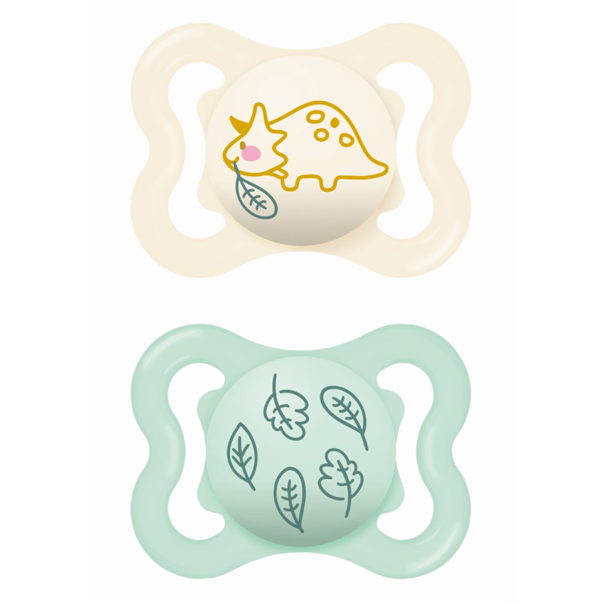 Mam | Πιπίλα Supreme Σιλικόνης 2-6 μηνών - Unisex – Πράσινο | 2τμχ