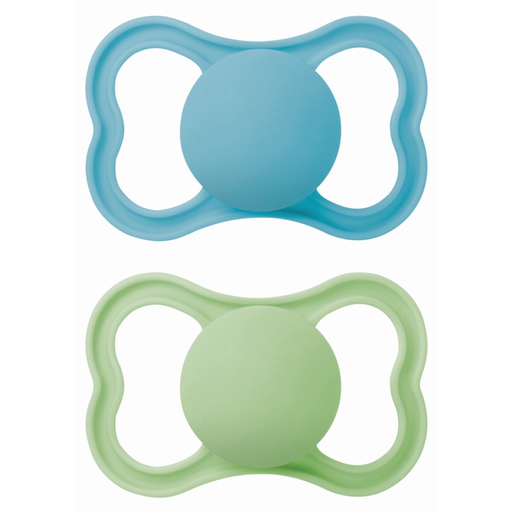 Mam | Πιπίλα Supreme Σιλικόνης 6-16 μηνών - Boy - Μπλε | 2τμχ 