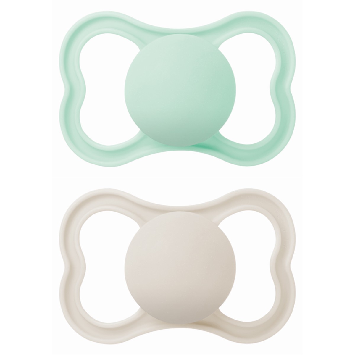 Mam | Πιπίλα Supreme Σιλικόνης 6-16 μηνών - Unisex – Κρεμ | 2τμχ