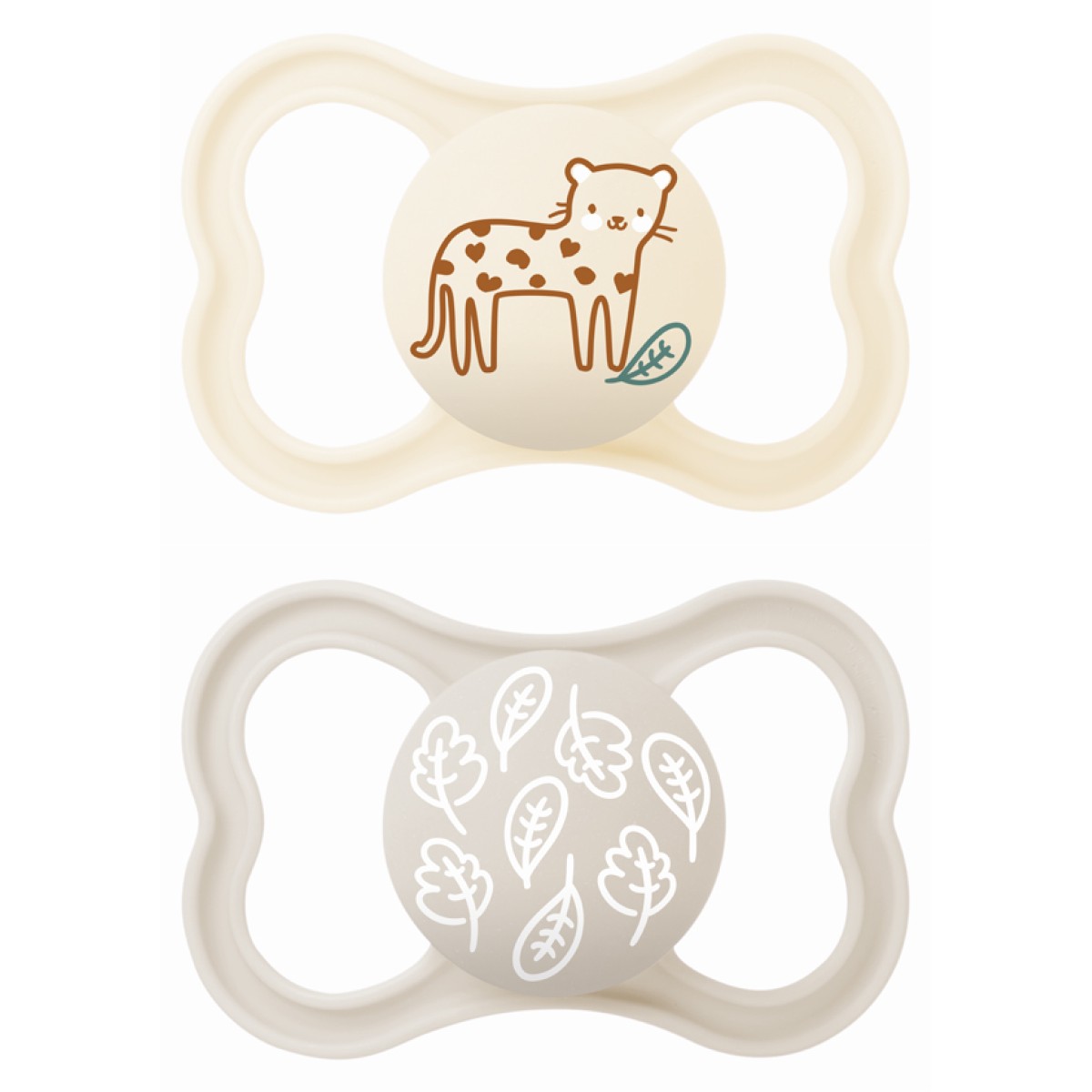 Mam | Πιπίλα Supreme Σιλικόνης 16+ μηνών - Unisex – Κρεμ  | 2τμχ