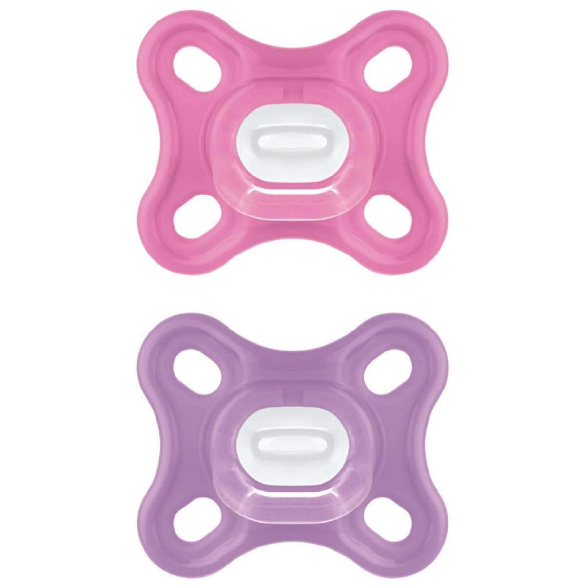 Mam | Πιπίλα Comfort 0-2 μηνών - Girl – Ροζ | 2 τμχ 