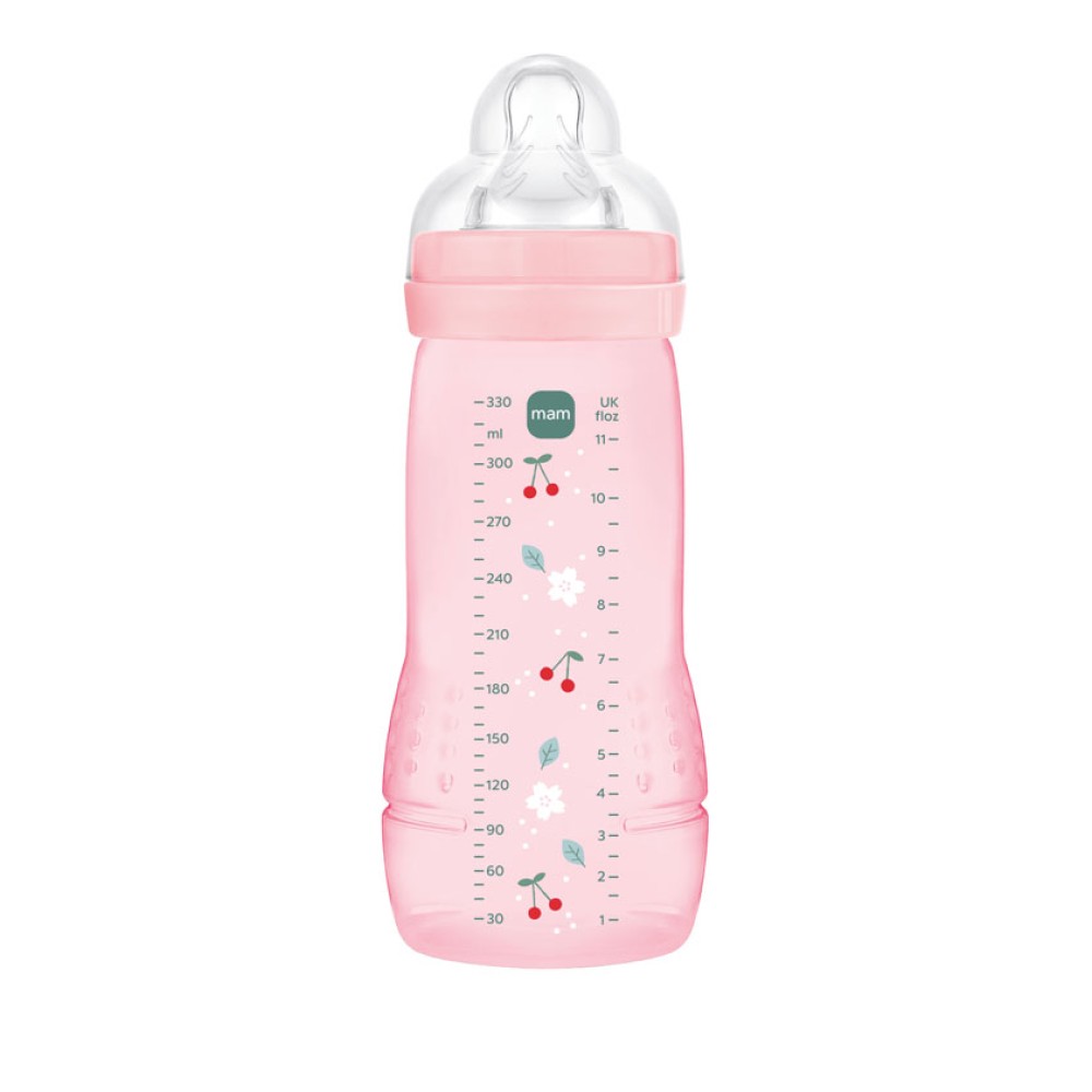 Mam | Μπιμπερό Easy Active™ Baby Bottle 330ml - Girl – Ροζ | 1τμχ 