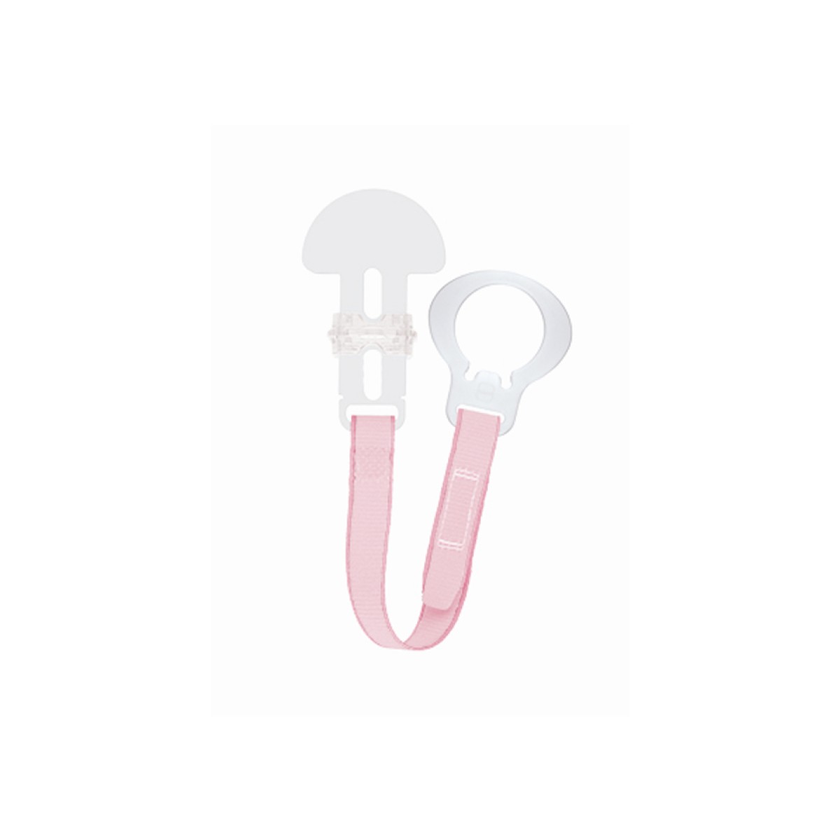 Mam |  Clip – Κορδέλα στήριξης πιπίλας - Girl – Ροζ  |  1 τμχ 