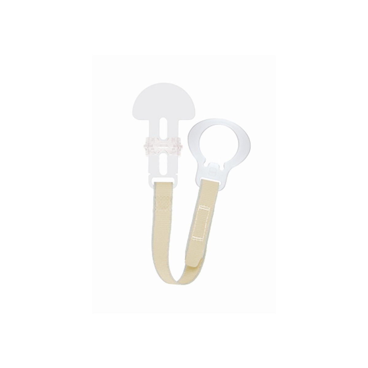 Mam |  Clip – Κορδέλα στήριξης πιπίλας - Unisex – Κρεμ  |  1 τμχ 