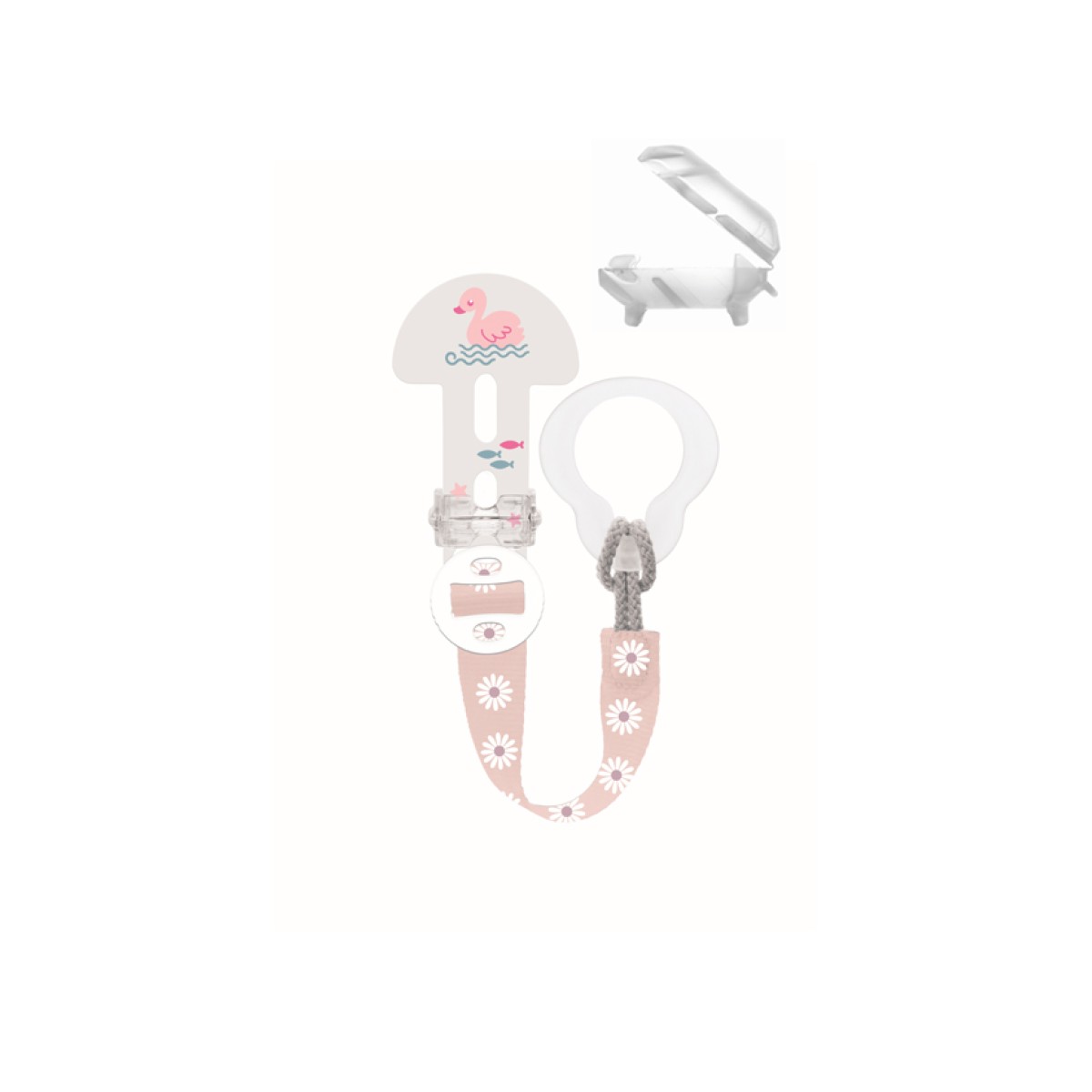  Mam | Clip it! & Cover - Girl – Ροζ | 1τμχ