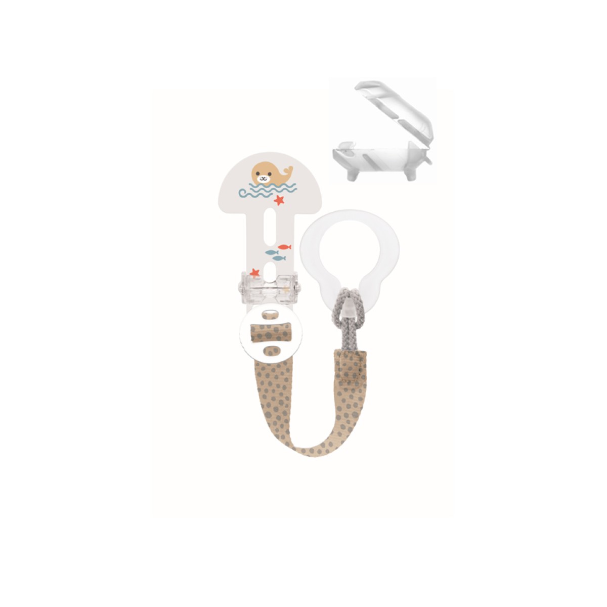 Mam | Clip it! & Cover - Unisex – Γκρι | 1τμχ