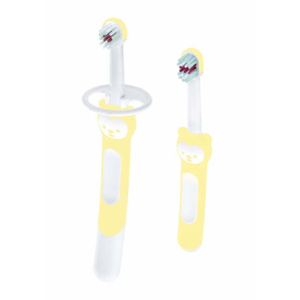 Mam | Learn to Brush Set - Unisex – Κίτρινο | 2 τμχ