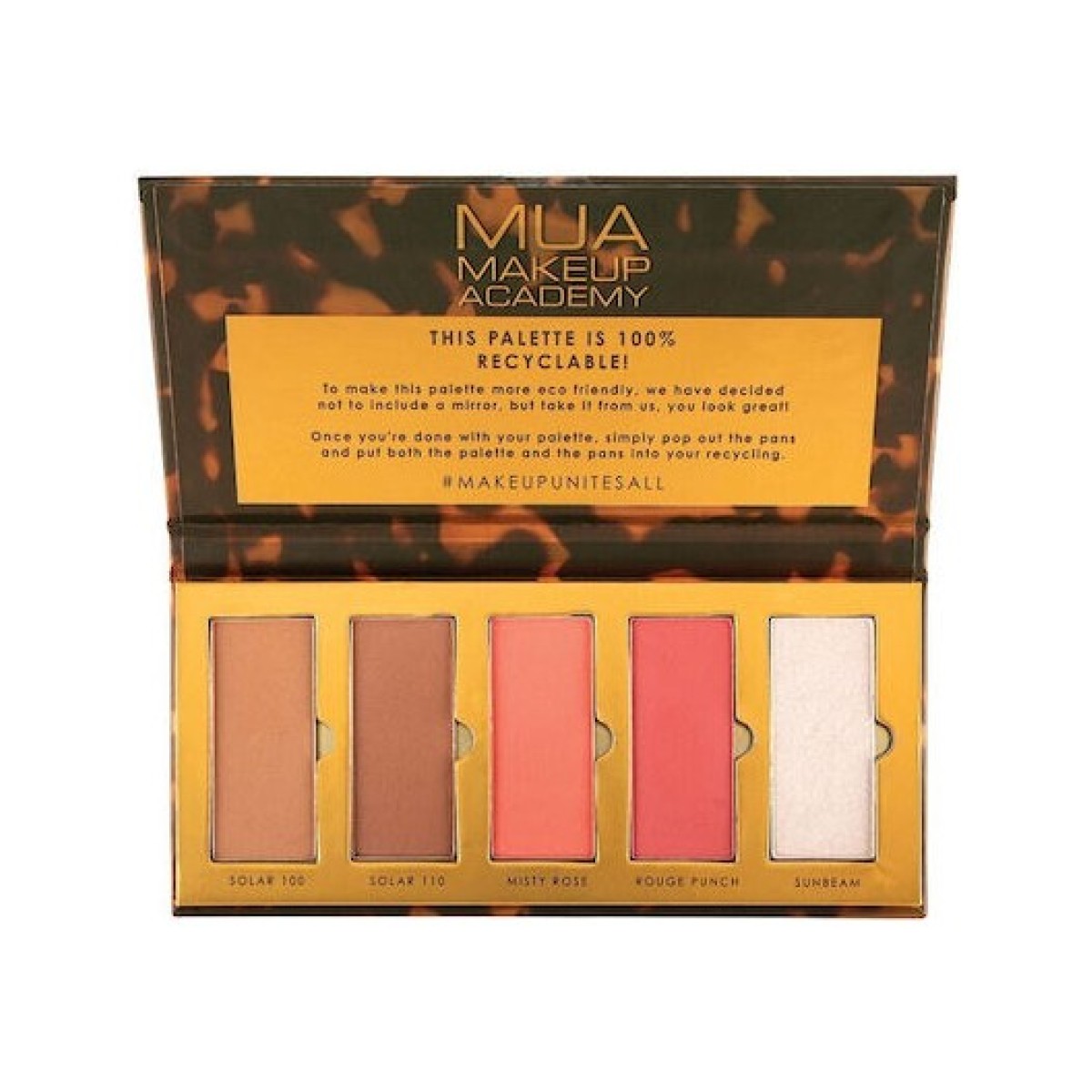 MUA | Face Palette Golden Hour Παλέτα Προσώπου | 15g