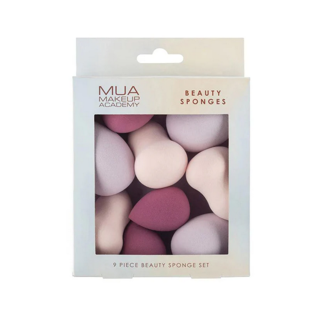 MUA | Makeup Sponge Set Σετ με Σφουγγαράκια Μακιγιάζ | 9τεμ 