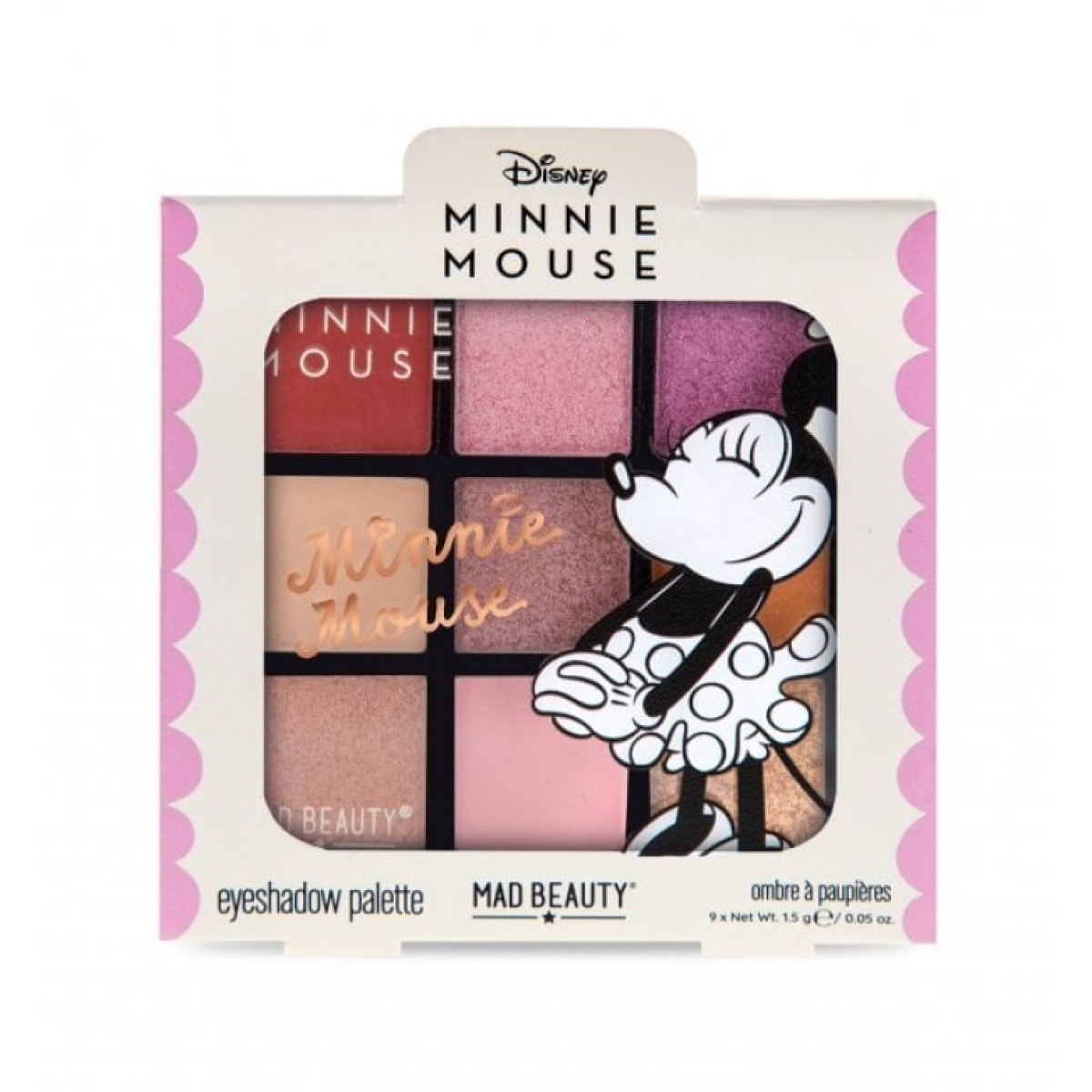 Mad Beauty | Minnie Bow Magic Eyeshadow Παλέτα Σκιών 9 Αποχρώσεων | 1Τεμάχιο