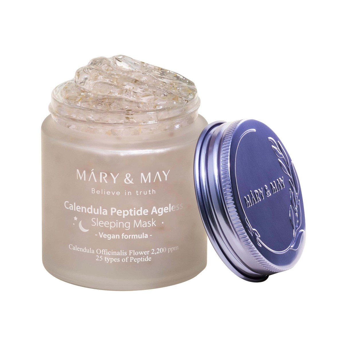 Mary&May | Vegan Calendula Peptide Angeless Sleeping Mask Μάσκα Νυχτός με Καλέντουλα & Πεπτίδια για Αναζωογόνηση & Λάμψη | 110g