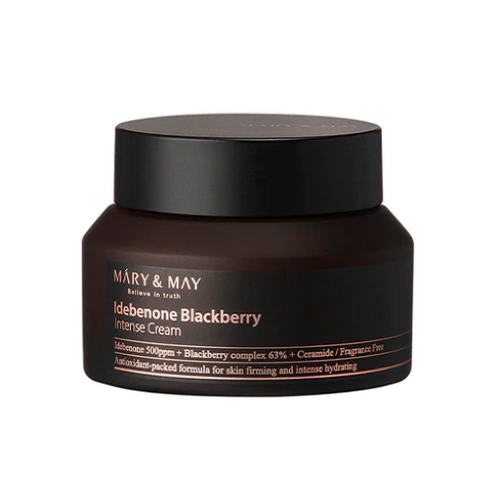 Mary&May | Idebenone Blackberry Intense Cream Κρέμα Εντατικής Ενυδάτωσης και Σύσφιξης του Προσώπου | 70g