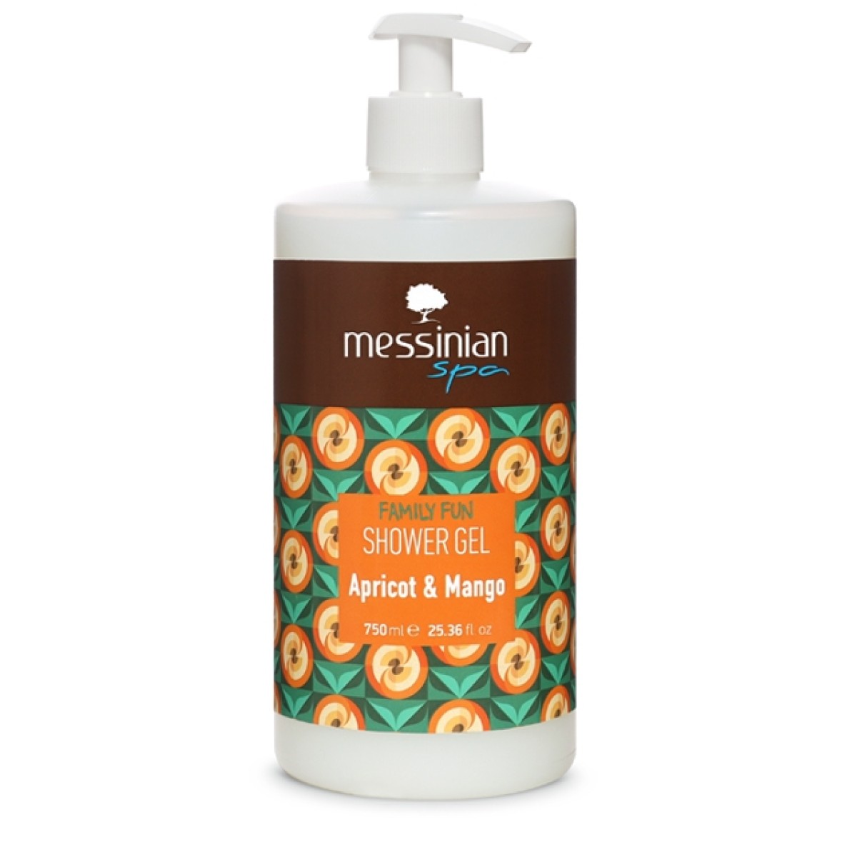 Messinian Spa | Family Fun Shower Gel Apricot & Mango | 750 ml 