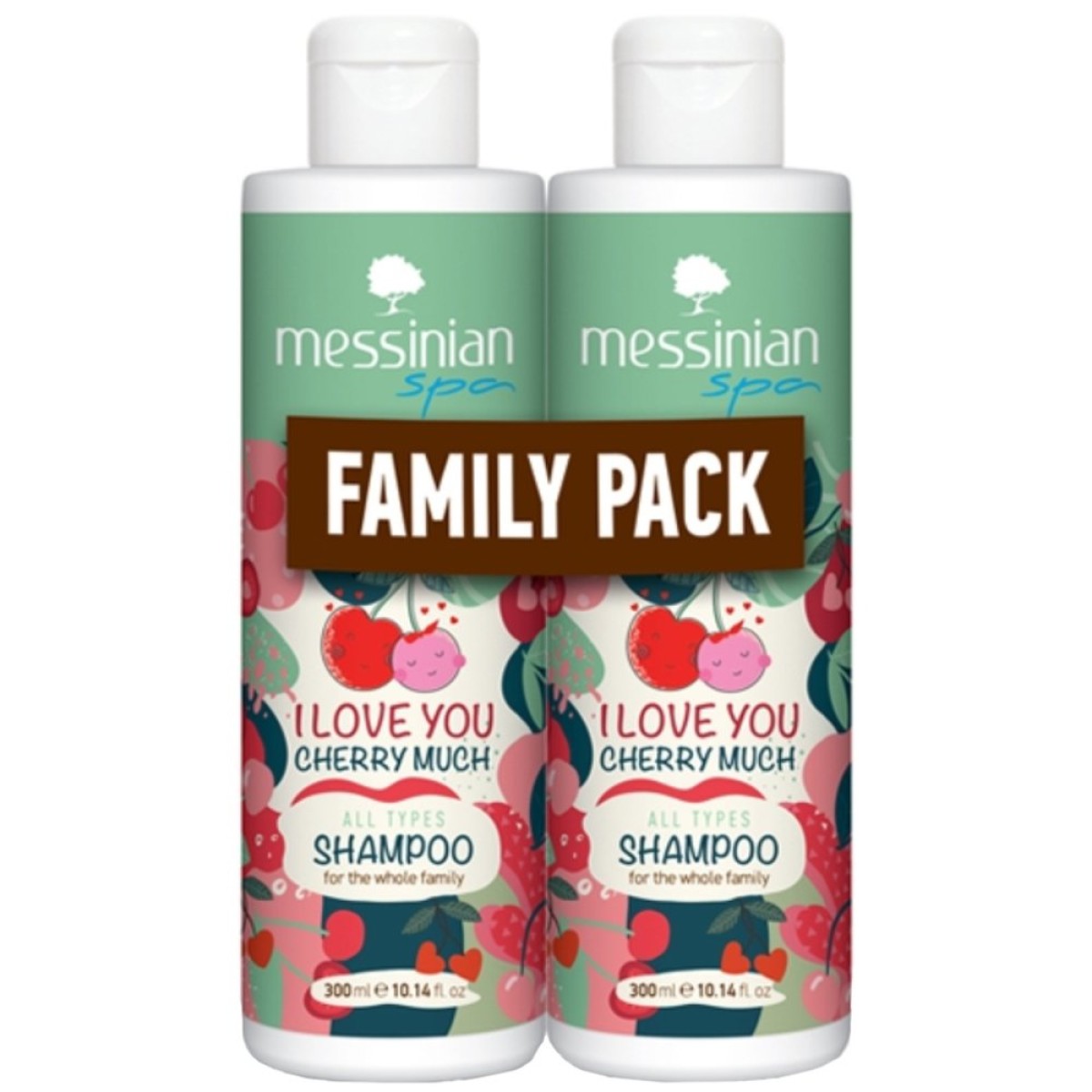 Messinian Spa | Promo Shampoo I love You Cherry Much | 2x300ml 