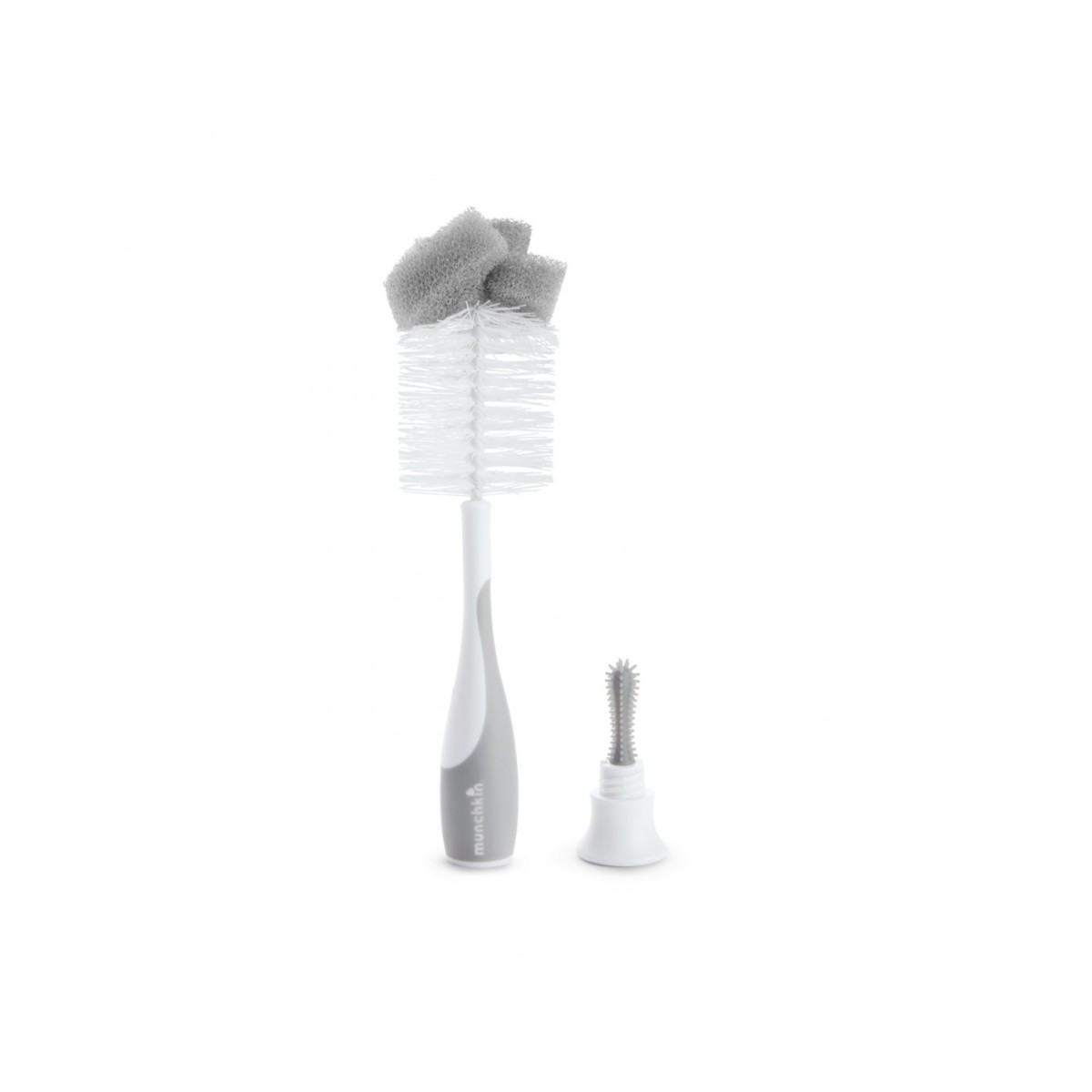 Munchkin | Bottle & Teat Brush Βούρτσα Καθαρισμού 2 σε 1 Για Μπιμπερό & Θηλές  | 1 τμχ