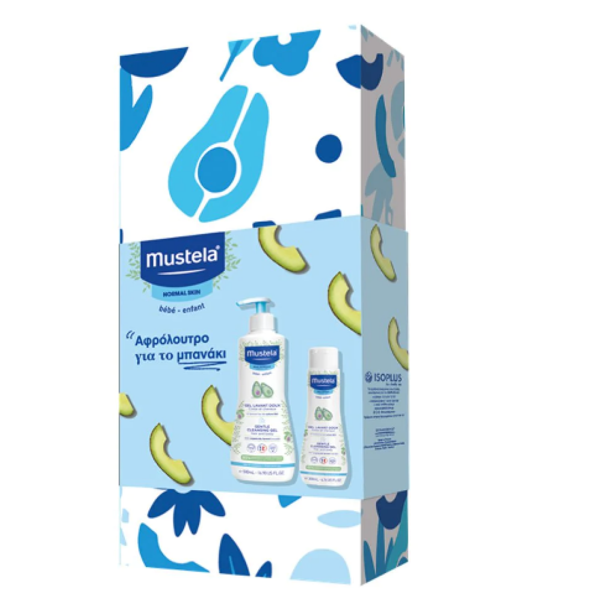 Mustela | Baby Shower Set Normal Skin Gentle Cleansing Gel Hair and Body | 500 ml & 200 ml