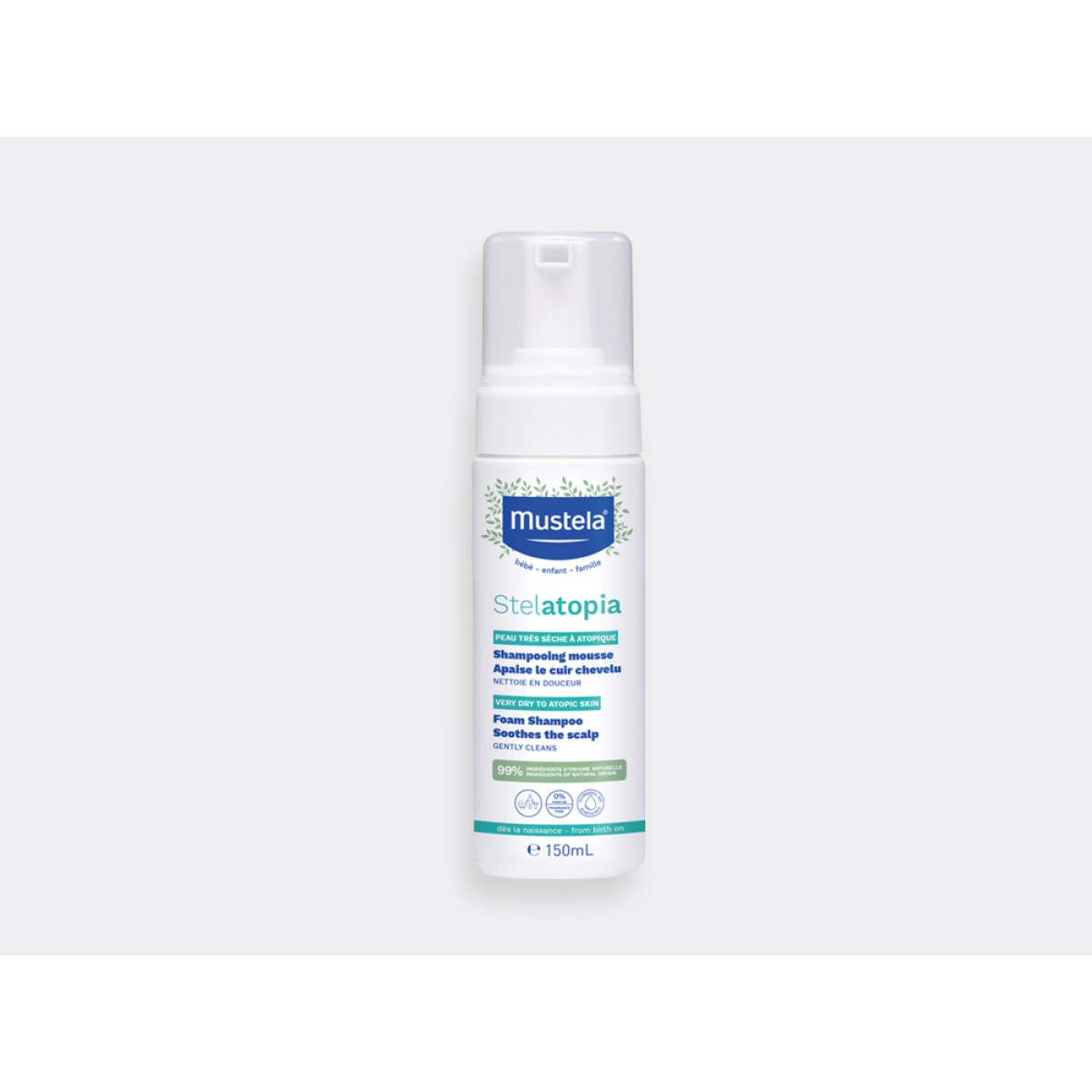 Mustela | Stelatopia Foam Shampoo Σαμπουάν σε μορφή Aφρού | 150ml