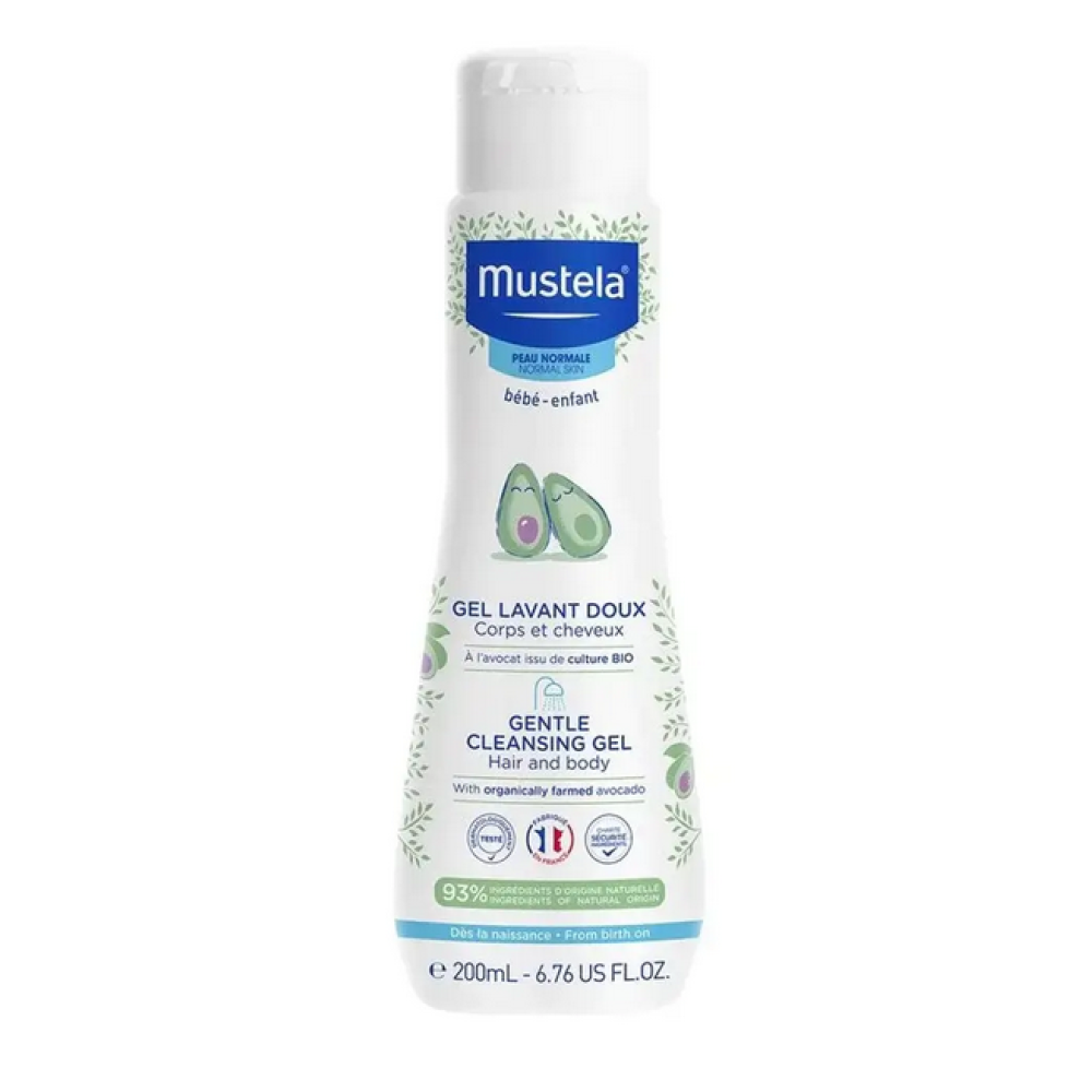 Mustela | Gentle Cleansing Gel Απαλό Αφροντούς για Σώμα & Μαλλιά | 200ml  Mustela | Gentle Cleansing Gel Απαλό Αφροντούς για Σώμα & Μαλλιά | 200ml