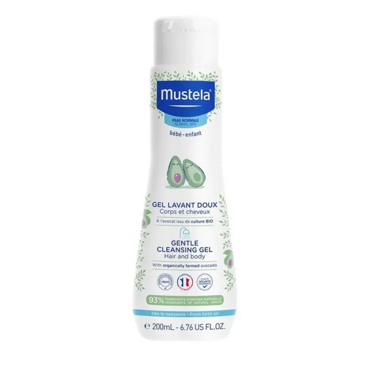 Mustela | Gentle Cleansing Gel Απαλό Αφροντούς για Σώμα & Μαλλιά | 200ml  Mustela | Gentle Cleansing Gel Απαλό Αφροντούς για Σώμα & Μαλλιά | 200ml