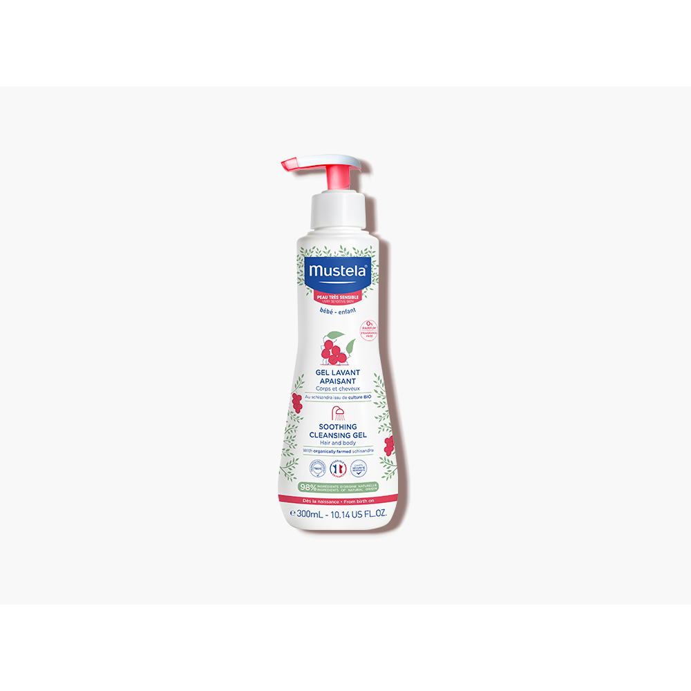 Mustela | Soothing Cleansing Gel Καταπραϋντικό Καθαριστικό Τζελ για Μαλλιά & Σώμα | 300ml