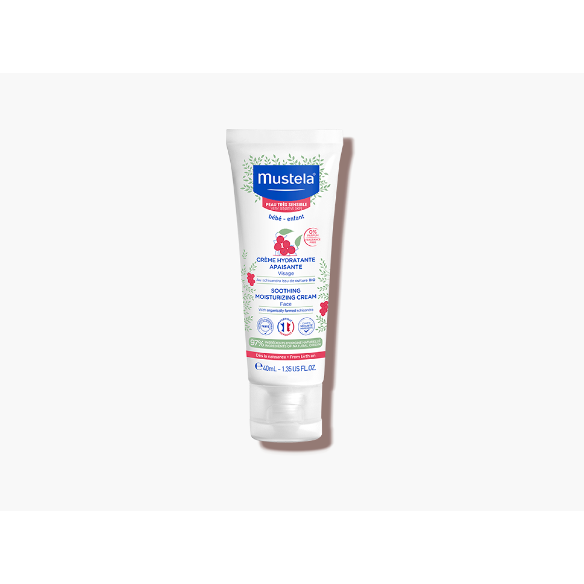 Mustela | Soothing Moisturizing Cream Καταπραϋντική Kρέμα Eνυδάτωσης για το Πρόσωπο | 40ml