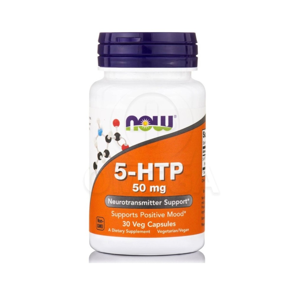 Now | 5-HTP 50mg | Συμπλήρωμα Διατροφής για Διάθεση, Βελτίωση Ύπνου και Μείωση Άγχους | 30Caps.