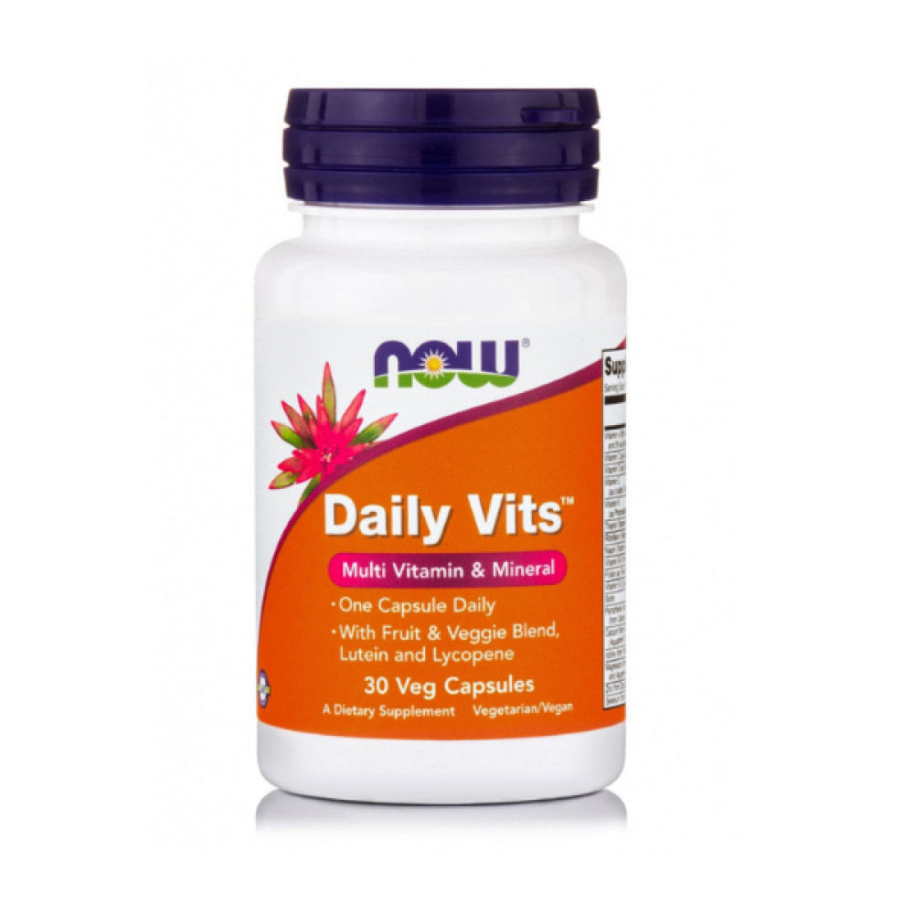 Now | Daily Vitamins Multi  | Συμπλήρωμα Διατροφής  Πολυβιταμινών  | Vegeterian 30 Caps.