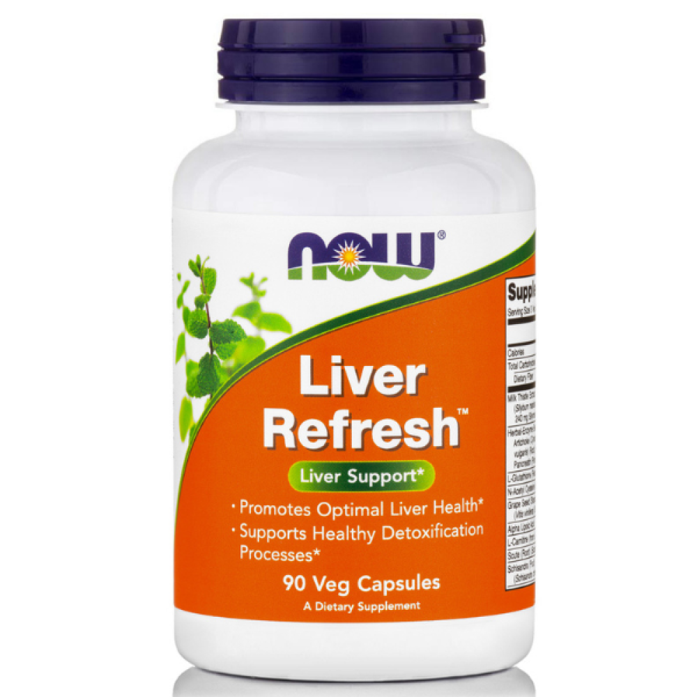 Now | Liver Refresh Για την Καλή Λειτουργία του Ήπατος | 90 veg.caps