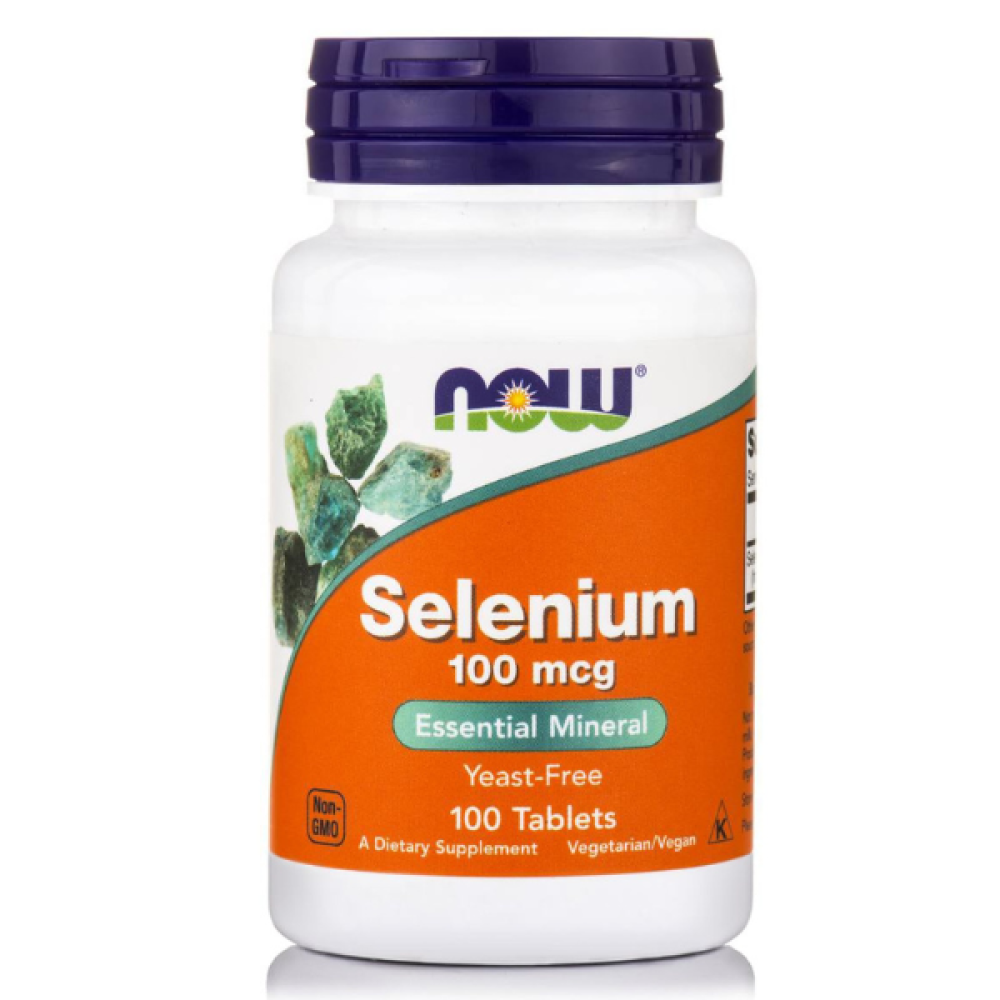 Now |  Selenium 100Mcg | Συμπλήρωμα Διατροφής με Σελήνιο και  Αντιοξειδωτικές Ιδιότητες  | 100  Tabs