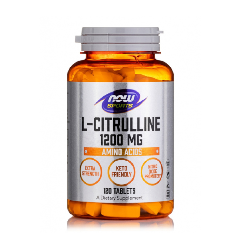 Now  | Sports L-Citrulline 1200mg Vegeterian  | Συμπλήρωμα Διατροφής  | 120Caps.