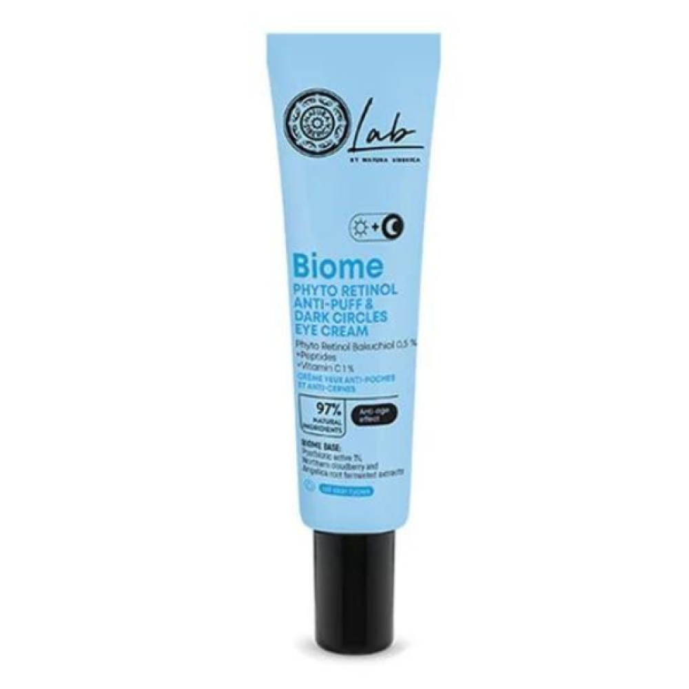 Natura Siberica | Lab Biome Phyto Retinol Eye Cream | Κρέμα Ματιών Κατά Του Πρηξίματος Και Των Μαύρων Κύκλων | 30ml