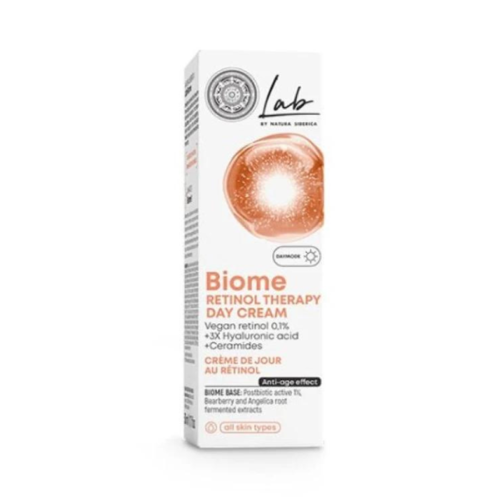 Natura Siberica | Biome Retinol Therapy Day Face Cream | Αντιγηραντική Κρέμα Προσώπου με Ρετινόλη | 50ml