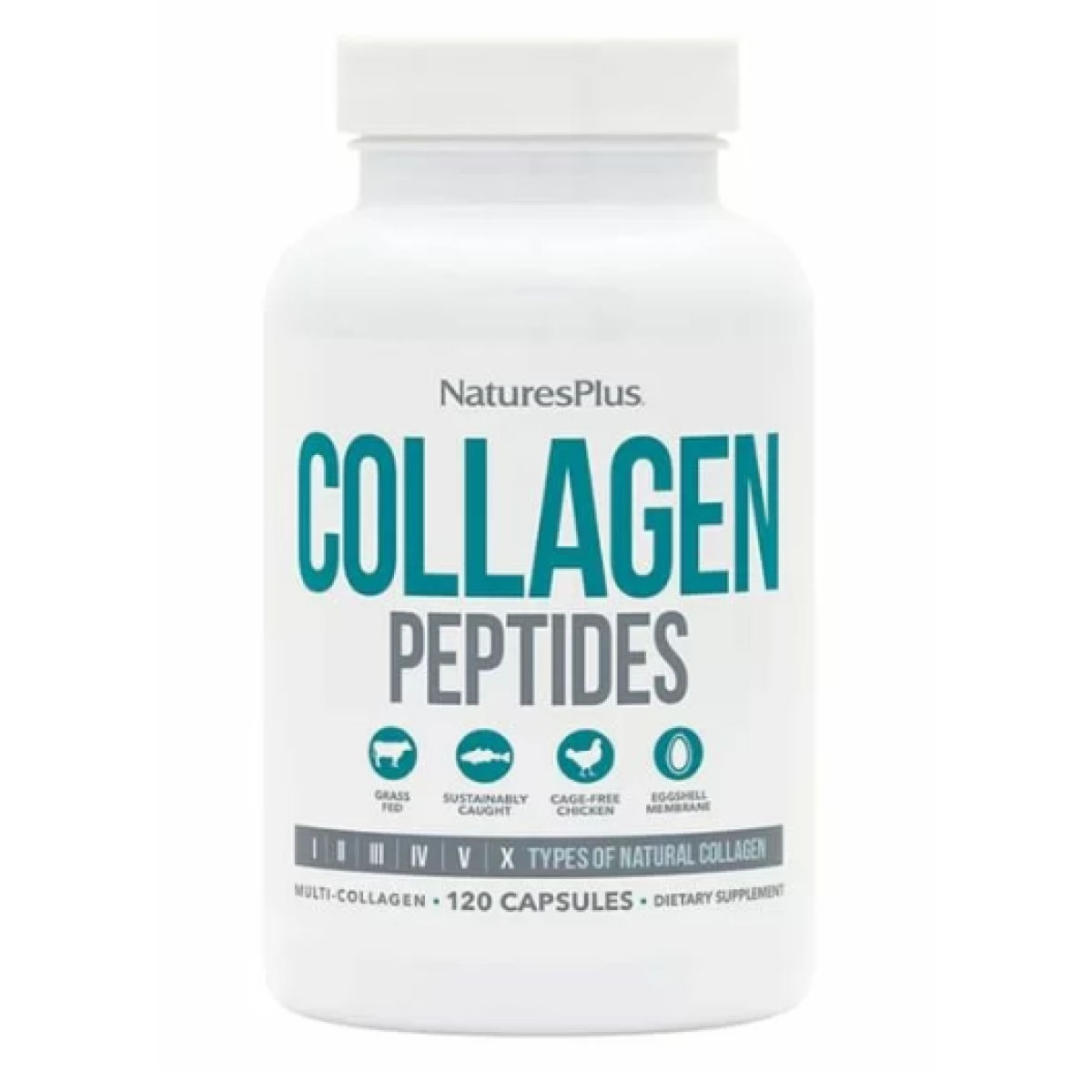 Natures Plus | Collagen Peptides | 120caps