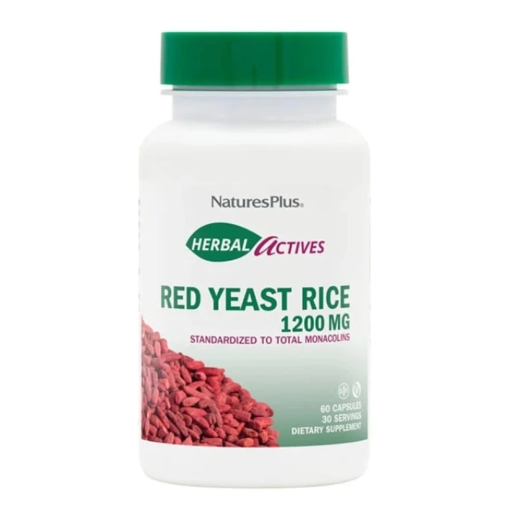 Natures Plus | Red Yeast Rice 1200mg | 60vcaps