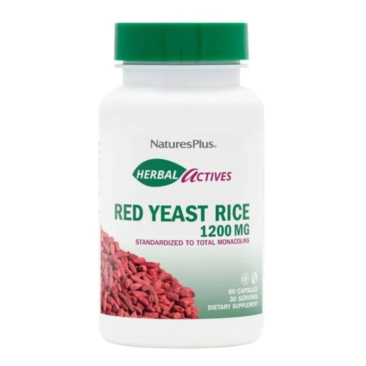 Natures Plus | Red Yeast Rice 1200mg | 60vcaps