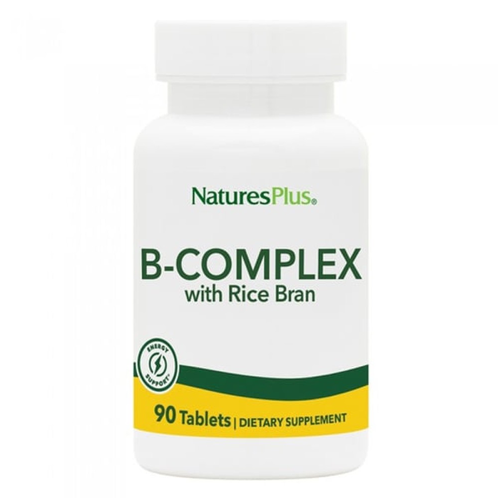 Natures Plus | B-Complex with Rice Bran | 90tabs