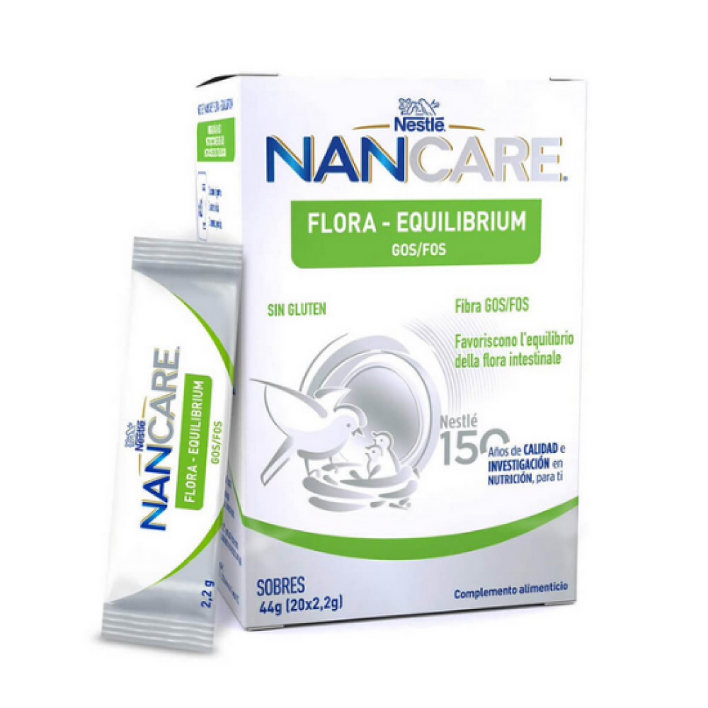 Nestle | NanCare Flora-Equilibrium GOS/FOS  | Συμπλήρωμα Διατροφής με Εδώδιμες Ίνες FOS/GOS | 44g (20x2,2gr)