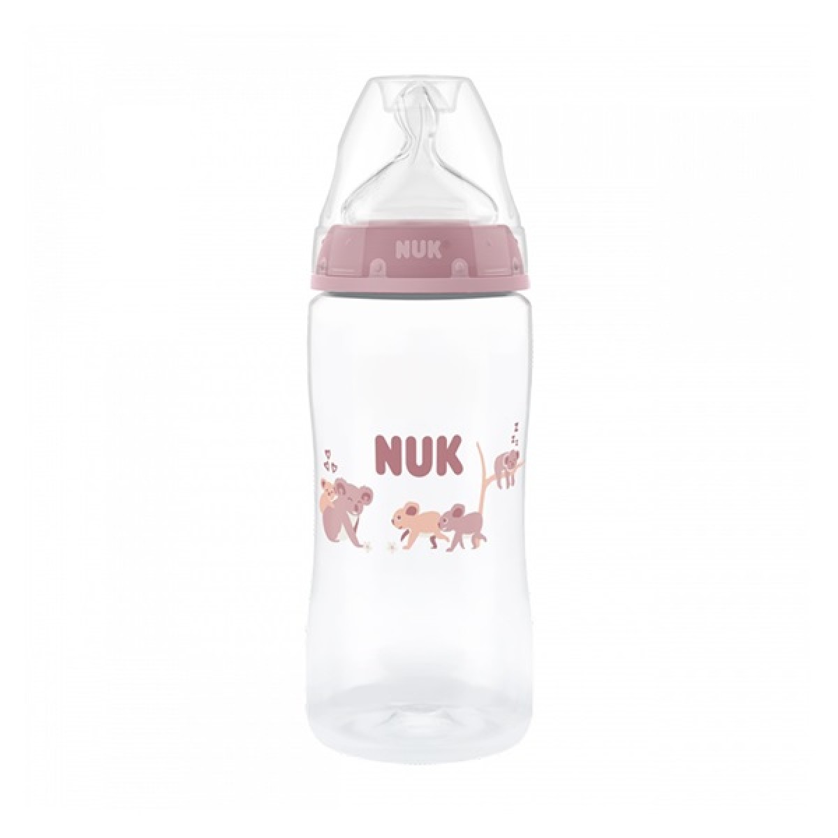 Nuk |  πλαστικό μπιμπερό με θηλή σιλικόνης first choice temperature control , koala 3m+ | 300ml 