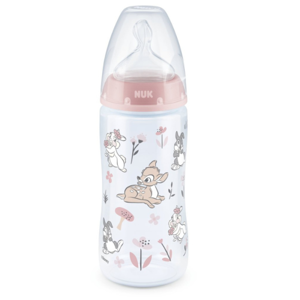 Nuk | Disney Classics First Choice Plus No Colic Μπιμπερό με Θηλή Σιλικόνης 6-18m | 300ml 