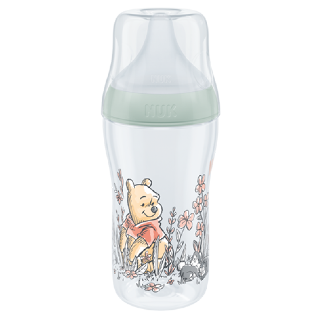 Nuk | Μπιμπερό Perfect Match Winnie με Θηλή Σιλικόνης 3m+ | 260ml
