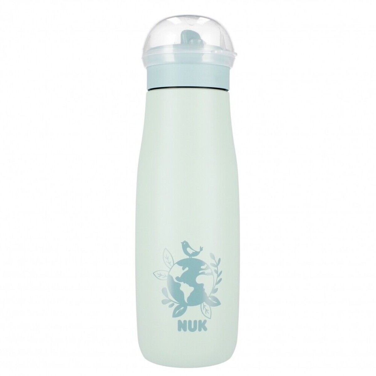 Nuk | Mini-Me Flip Παγουράκι από Ανοξείδωτο Ατσάλι με Ρύγχος 12m+ Πράσινο | 500ml 