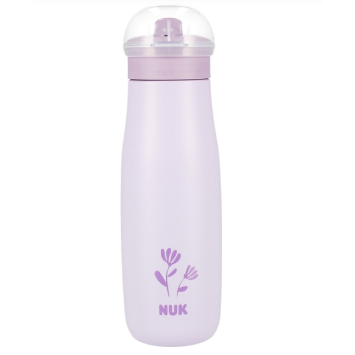 Nuk | Mini-Me Flip Παγουράκι από Ανοξείδωτο Ατσάλι με Ρύγχος 12m+ Ροζ | 500ml 