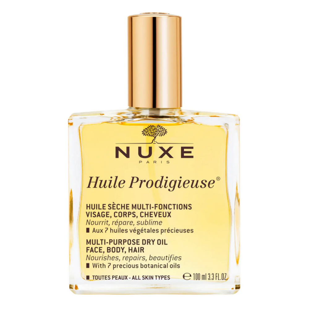 Nuxe | Huile Prodigieuse Multi-Purpose Βιολογικό και Ξηρό Έλαιο Monoi για Πρόσωπο, Μαλλιά και Σώμα | 100ml