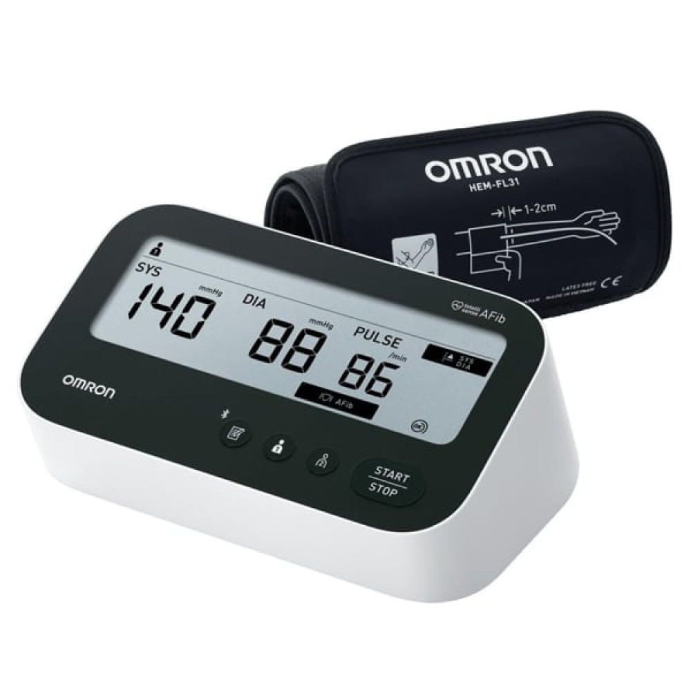 Omron | M4 Connect AFib Έξυπνο Πιεσόμετρο Μπράτσου | 1τεμ
